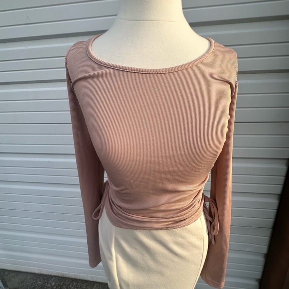 SHEIN women’s mauve stretch top size L - Picture 2 of 8